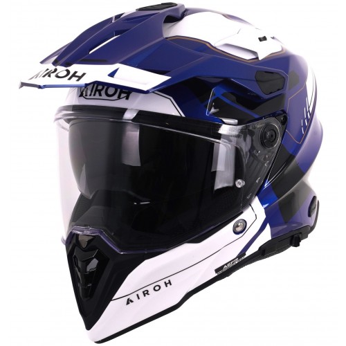 Airoh Commander 2 Helmet - Reveal Blue Gloss