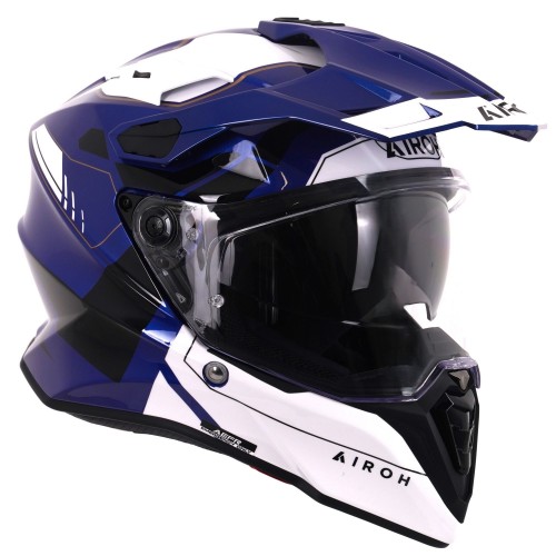 Airoh Commander 2 Helmet - Reveal Blue Gloss