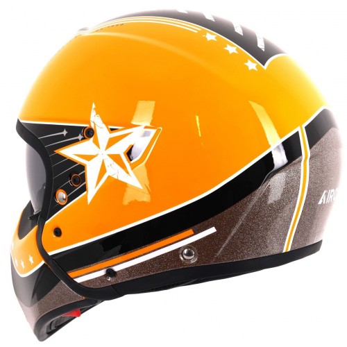 Airoh J110 Helmet - Command Yellow Gloss