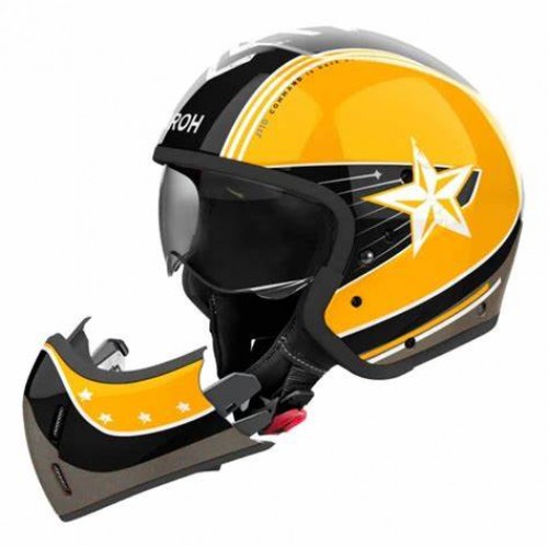 Airoh J110 Helmet - Command Yellow Gloss