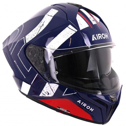 Airoh Matryx Helmet - Scope Blue/Red Gloss