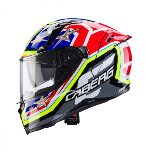 Caberg Avalon X Track Black/Yellow/Red/Blue Helmet