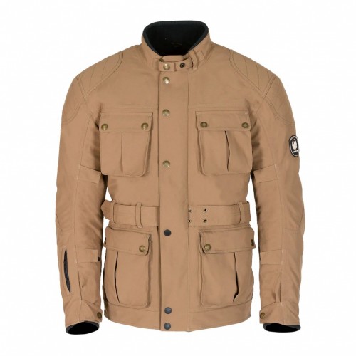 Merlin Burslem Eco Laminated Jacket - sand