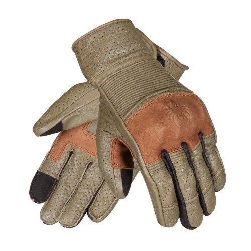 Merlin Imperial Leather Gloves - olive