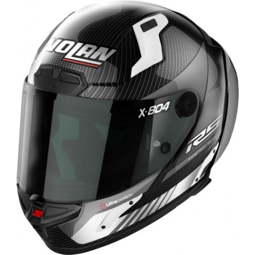 Nolan X-804 RS HOT LAP 012, Carbon/White